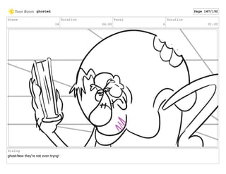 Scene
24
Duration
06:00
Panel
6
Duration
01:00
Dialog
ghost:Now they're not even tryng!
ghosted Page 147/192
 