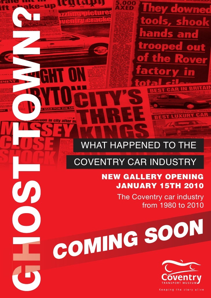 coventry transport museum ghost town gallery poster museum flyer gallery opening