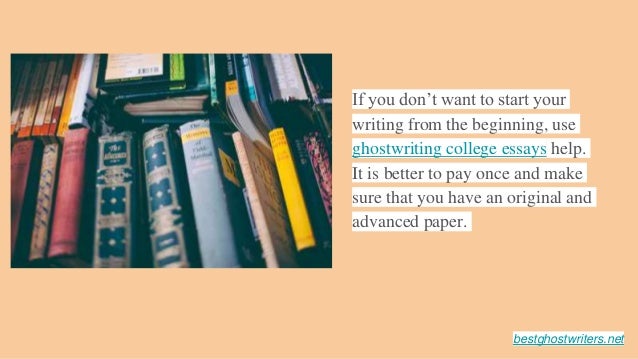 Ghost writer college papers