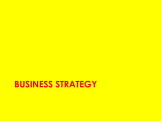 BUSINESS STRATEGY
 