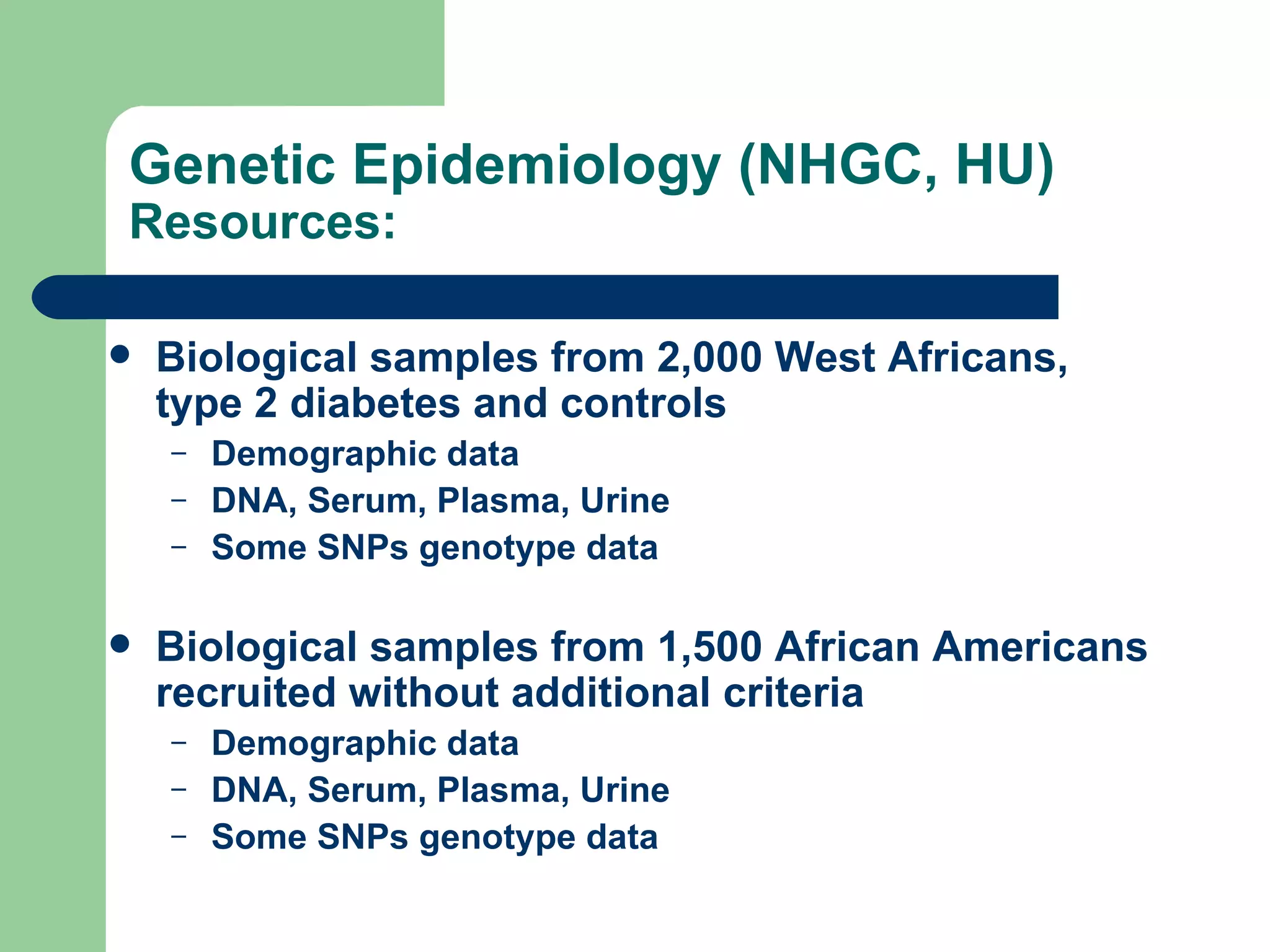 Genetic Epidemiology | PPT