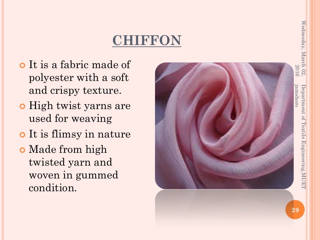 Commercial & Standard Fabrics with properties and uses by Ghulam Mus…