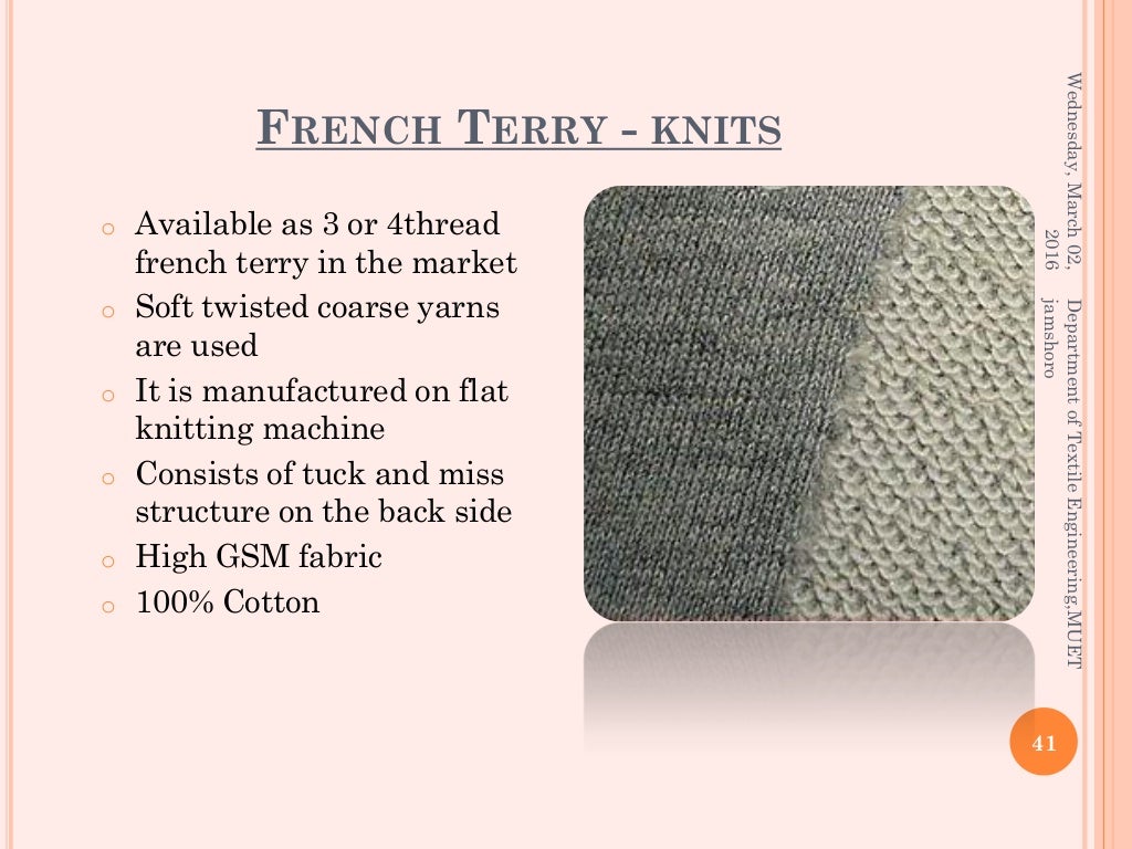 Commercial & Standard Fabrics with properties and uses by Ghulam Mus…