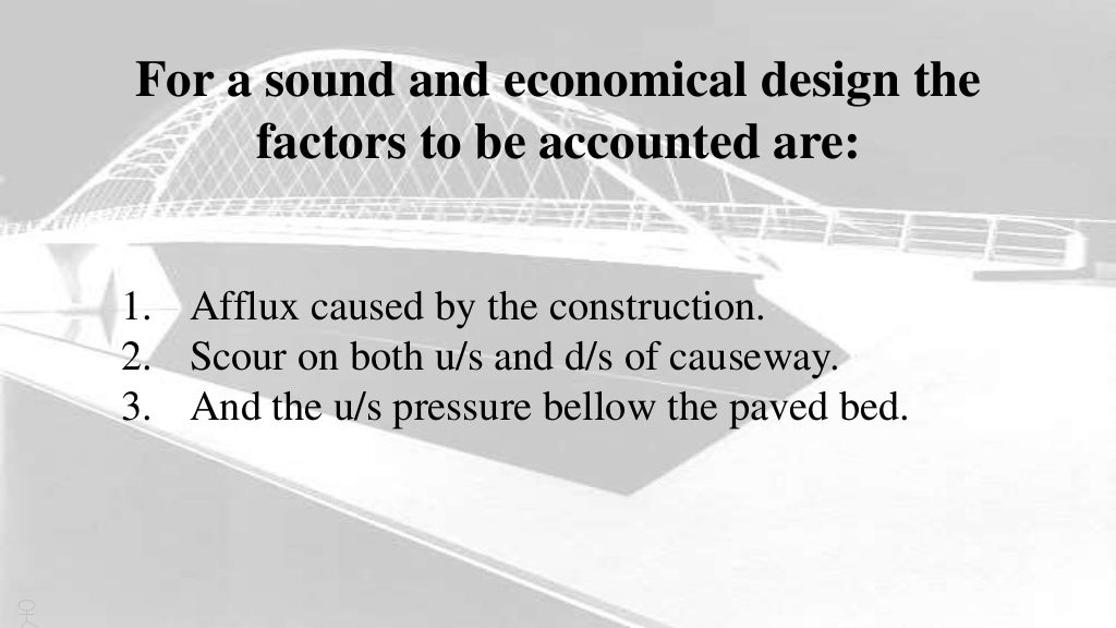 LOW LEVEL & HIGH LEVEL CAUSEWAY