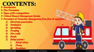 Fire Protection System | PPT