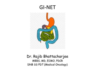 GI-NET
Dr. Rajib Bhattacharjee
MBBS, MD, ECMO, PDCR
DNB SS PDT (Medical Oncology)
 