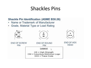 Shackles Pins
 