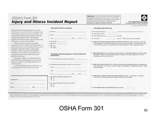 62OSHA Form 301
 