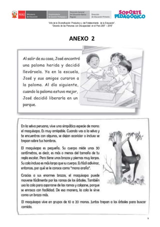“Año de la Diversificación Productiva y del Fortalecimiento de la Educación”.
“Decenio de las Personas con Discapacidad en el Perú 2007 – 2016”
9
ANEXO 2
 