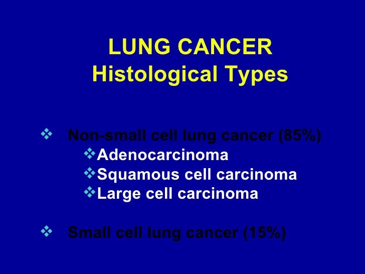 Small cell lung cancer   healthline