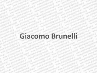 Giacomo brunelli