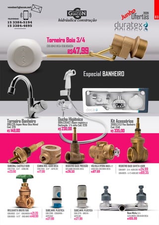 Giacon ofertas junho 2020 deca hydra