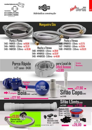 Giacon Ofertas Abril 2020