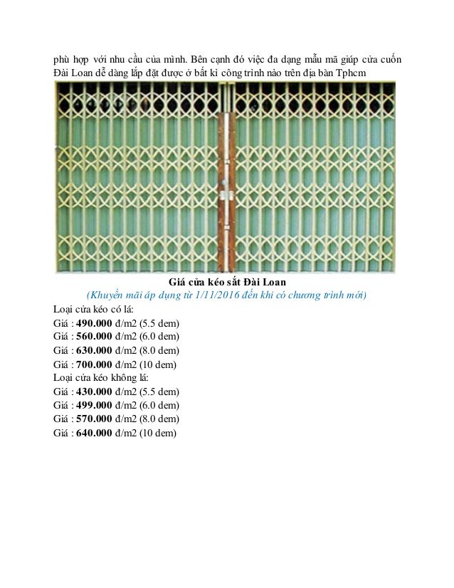 Gia cua cuon dai loan