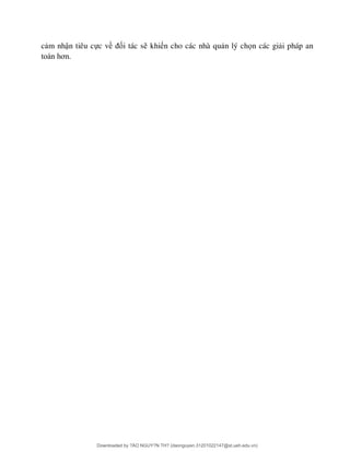 c m nhận tiêu cực về ối tác s khi n cho các nhà qu n lý chọn các gi i pháp an
ơ
Downloaded by ?ÀO NGUY?N TH? (daonguyen.31201022147@st.ueh.edu.vn)
lOMoARcPSD|10586586
 