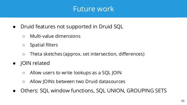 Nosql No More Sql On Druid With Apache Calcite