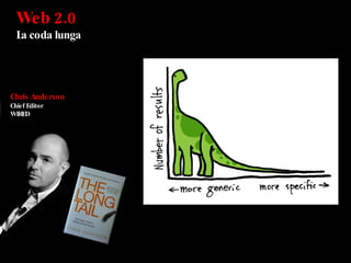 Web 2.0  La coda lunga Chris Anderson Chief Editor WIRED 