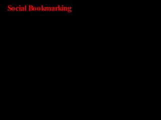 Social Bookmarking  