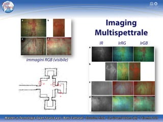 Imaging
Multispettrale
IR

immagini RGB (visibile)

d

c

b

a

IrRG

IrGB

 