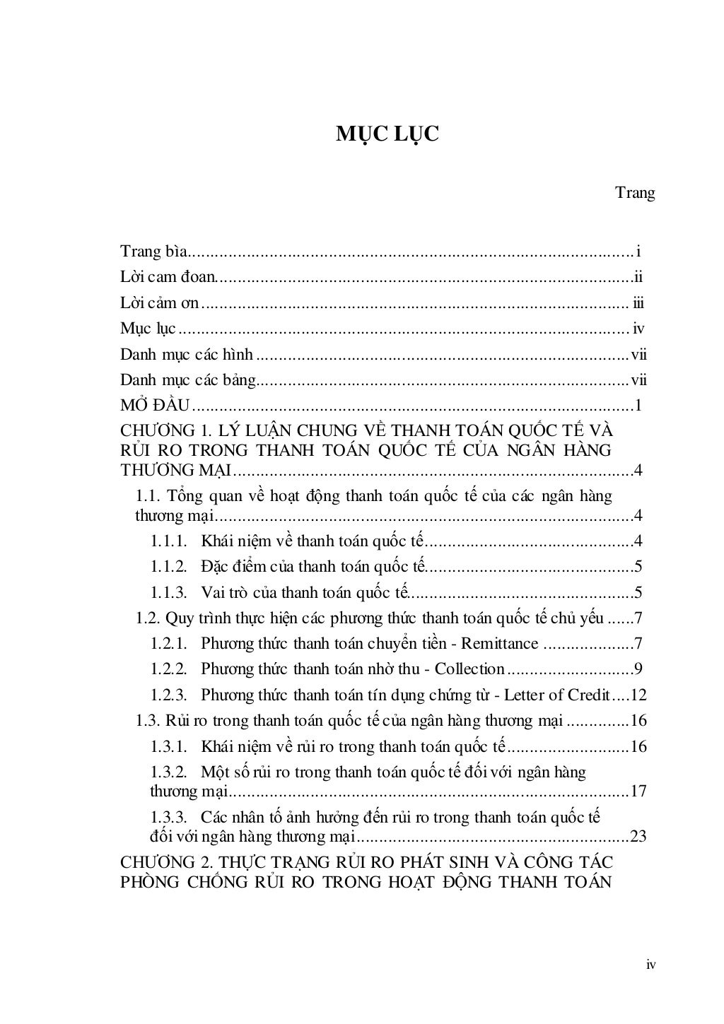 Business paper: International payment thesis