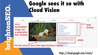 Google sees it so with
Cloud Vision
https://cloud.google.com/vision/
 