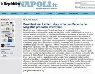 Gianni Lettieri concorda con il Cardinale Sepe