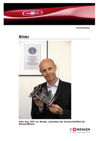 Giant Knife Guinness Pressemitteilung