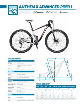 Giant 2013 bike catalogue