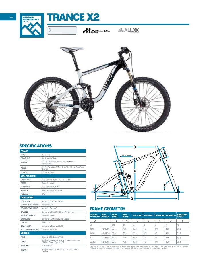 Giant 13 Bike Catalogue