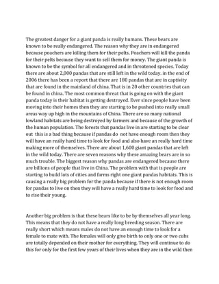 Giant panda for social studies | PDF