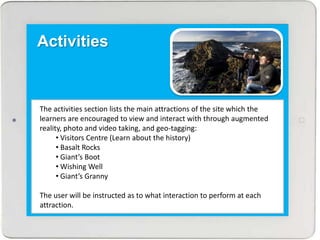 Giants causeway app prototype | PPTX