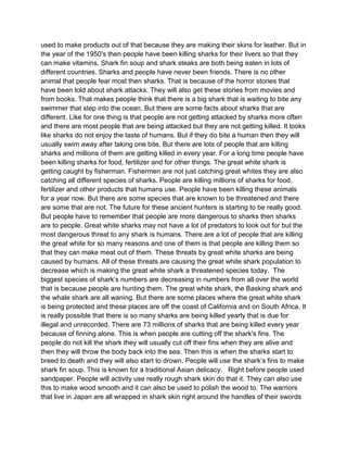 Giant white shark report part 2 | PDF