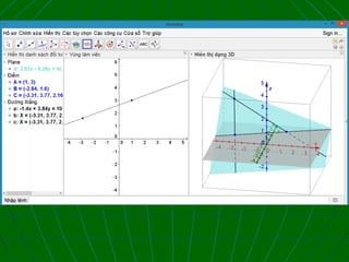 Giáo trình Geogebra học Toán Hình - Bộ Giáo Dục & Đào Tạo | PDF