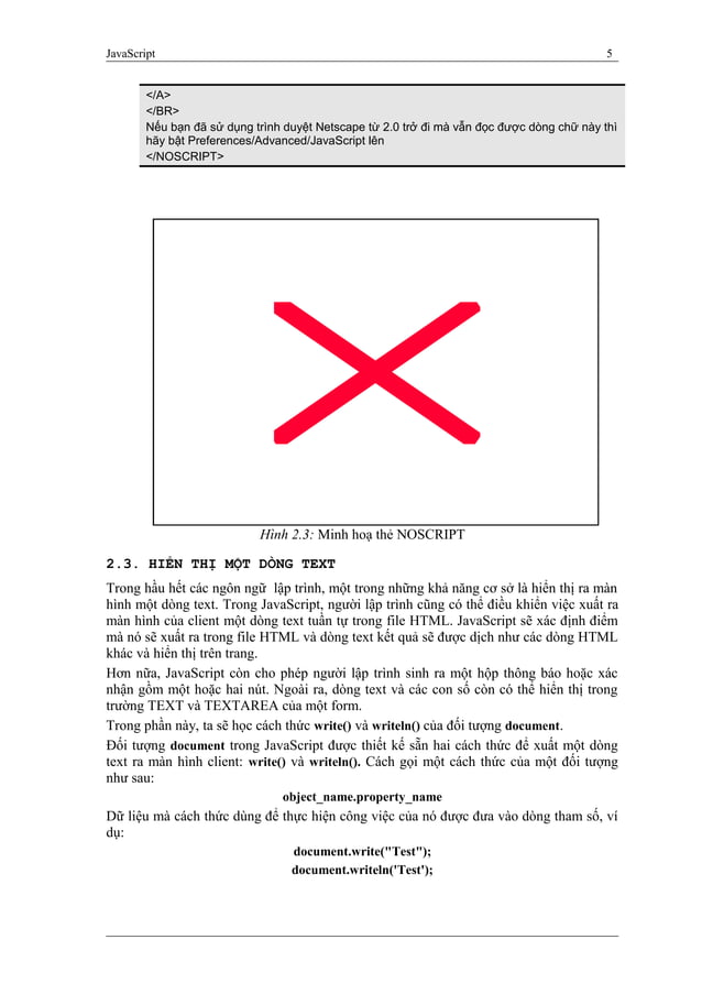 Giao trinh java_script | PDF