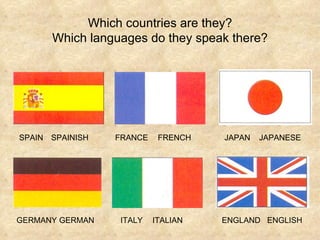 Unit 6 Can You Speak English
