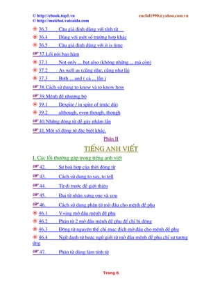 © http://ebook.top1.vn euclid1990@yahoo.com.vn
© http://maichoi.vuicaida.com
Trang 2
­­2.3.3 T−¬ng lai ho n th nh (future perfect)
 