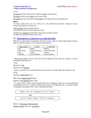 31.CÊu tróc phøc hîp v ®¹i tõ quan hÖ thay thÕ
== 31.1 That v Which l m chñ ng÷ cña c©u phô
== 31.2 That v wich l m t©n ng÷ cña c©u phô
== 31.3 Who l m chñ ng÷ cña c©u phô
== 31.4 Whom l m t©n ng÷ cña c©u phô
== 31.5 MÖnh ®Ò phô b¾t buéc v mÖnh ®Ò phô kh«ng b¾t buéc
== 31.6 TÇm quan träng cña dÊu phÈy trong mÖnh ®Ò phô
== 31.7 C¸ch sö dông All / both/ several / most ... + of + whom / which
== 31.8 What v whose
 