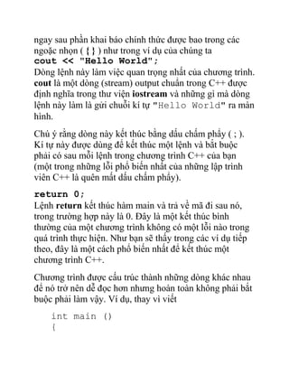 Giao trinh c++ aptech | DOCX
