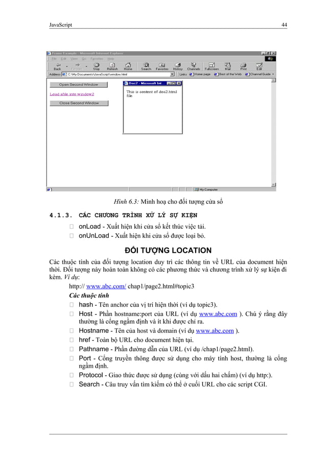 Giao trinh java_script (1) | PDF