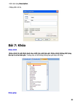 Giao trinh microsoft eccess 2007[bookbooming.com] | PDF