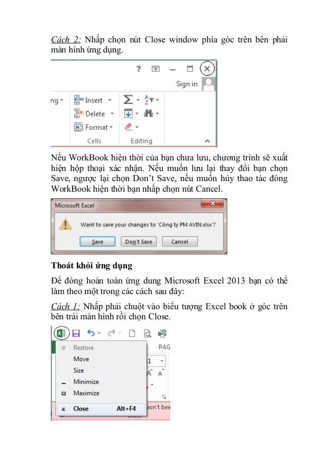 giao trinh microsoft office excel 2013