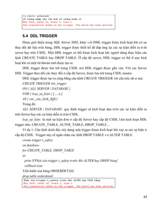 Giao trinh sql server 2005 | PDF