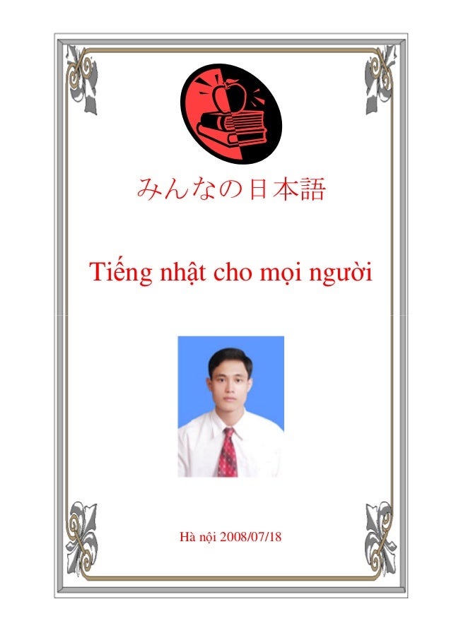 Giao Trinh Tiếng Nhật Minna No Nihongo