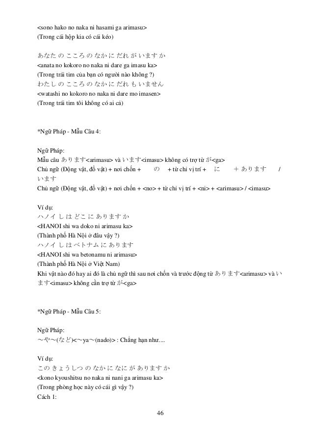 Giao Trinh Tiếng Nhật Minna No Nihongo