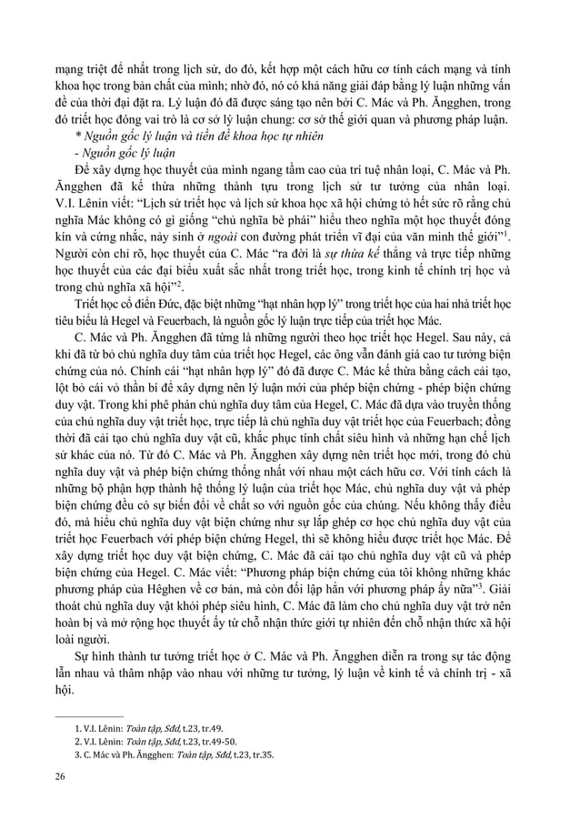 Giao trinh triet hoc mac lenin quoc gia pdf