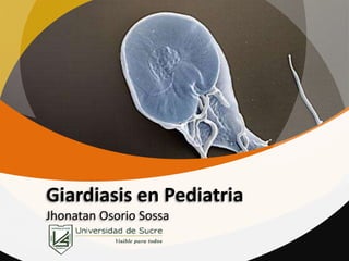 Giardiasis en Pediatria
Jhonatan Osorio Sossa
 