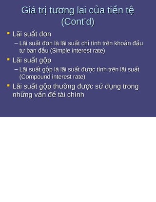 Bài tập giá trị thời gian của tiền tệ 1