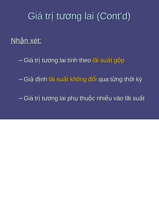 Bài tập giá trị thời gian của tiền tệ 1