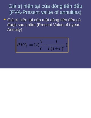 Bài tập giá trị thời gian của tiền tệ 1