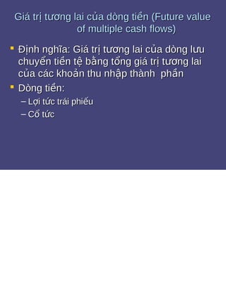 Bài tập giá trị thời gian của tiền tệ 1